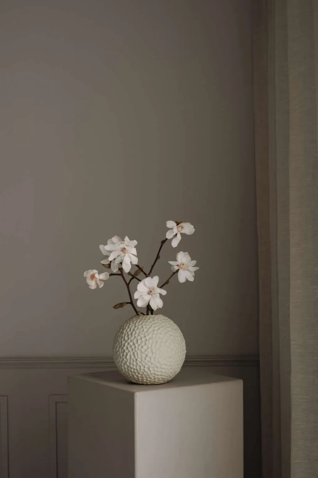 New Kaia Vase H15 cm, Linen Stue|Vaser