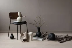 Cooee Design Stue|Vaser > Trumpet Vase H16 cm, Sort