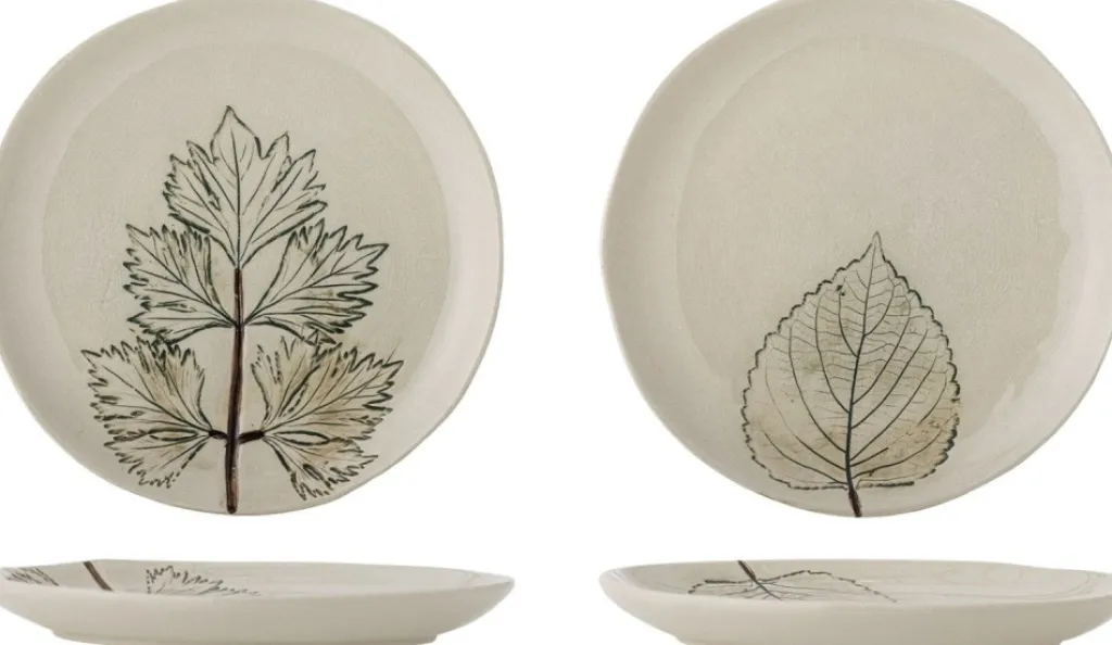 Creative Collection Frokosttallerkener|Tallerkensæt > Aubrin Tallerken 2 stk. 21 cm, Natur
