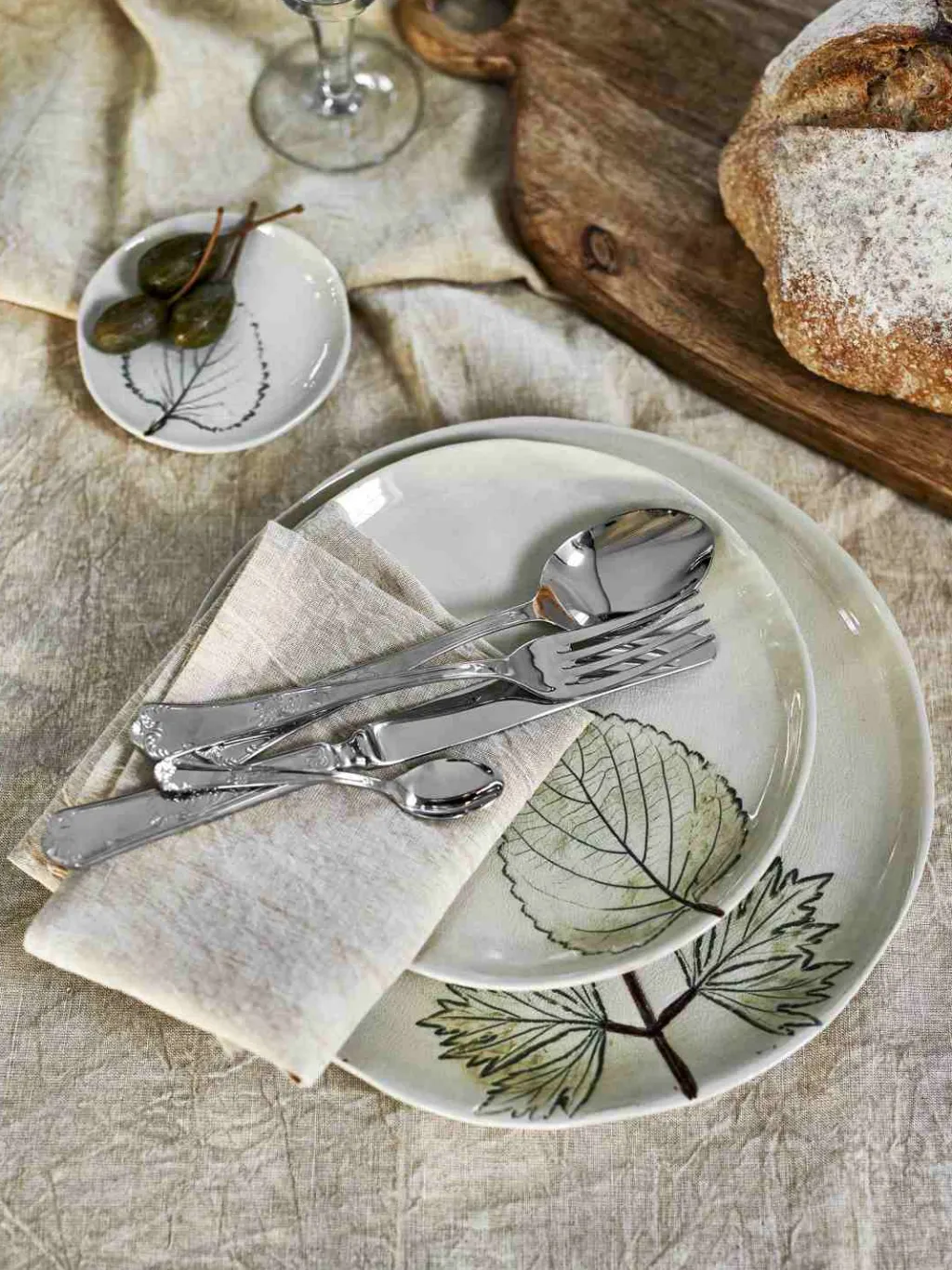 Creative Collection Frokosttallerkener|Tallerkensæt > Aubrin Tallerken 2 stk. 21 cm, Natur