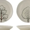 Hot Aubrin Tallerken 2 stk. 10,5 cm, Natur Tallerkensæt
