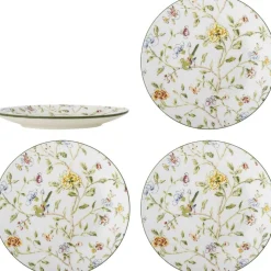 Hot Creative Collection Bloomie Tallerken 4 stk. 20,5 cm, Multi