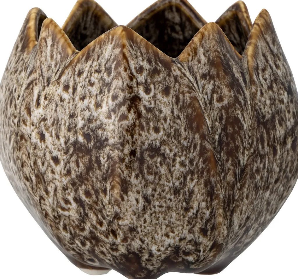 Creative Collection Stue|Urtepotter Og Krukker > Elaya Urtepotte H11 cm, Brun
