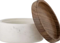 Creative Collection Stue|Småopbevaring Og Organisering > Fenella Krukke m. Låg H7,5 cm, Hvid