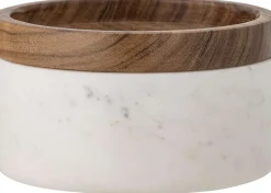 Creative Collection Stue|Småopbevaring Og Organisering > Fenella Krukke m. Låg H7,5 cm, Hvid
