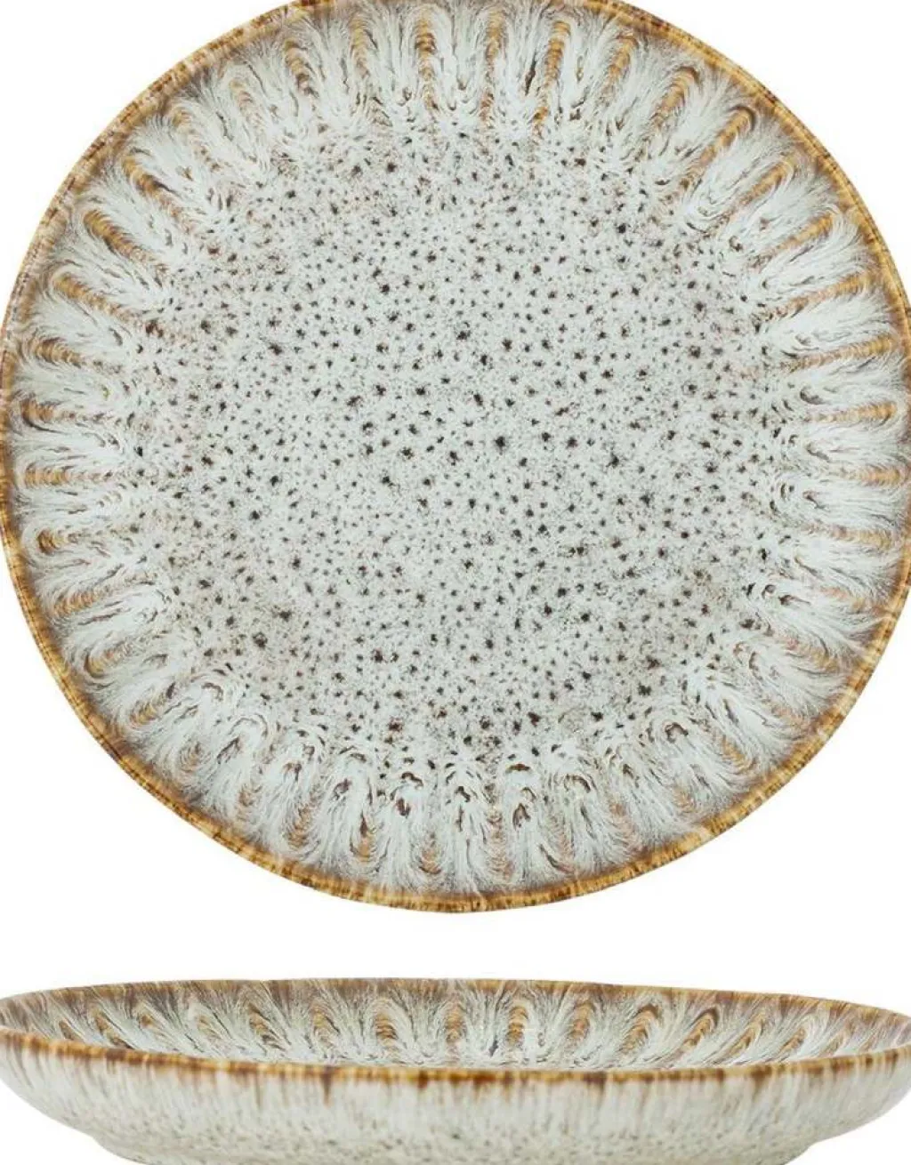 Creative Collection Desserttallerkener > Fleur Tallerken , Natur