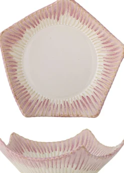 Discount Floral Skål Ø28 cm, Rosa Skåle|Spisestue