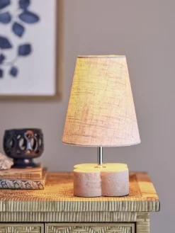 New Creative Collection Foglio Bordlampe H28,5 cm, Natur