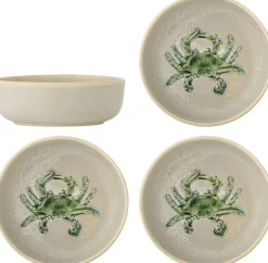 Bloomingville Skåle > Creative Collection Hadden Skål 4 stk. Ø14,5 cm, Grøn