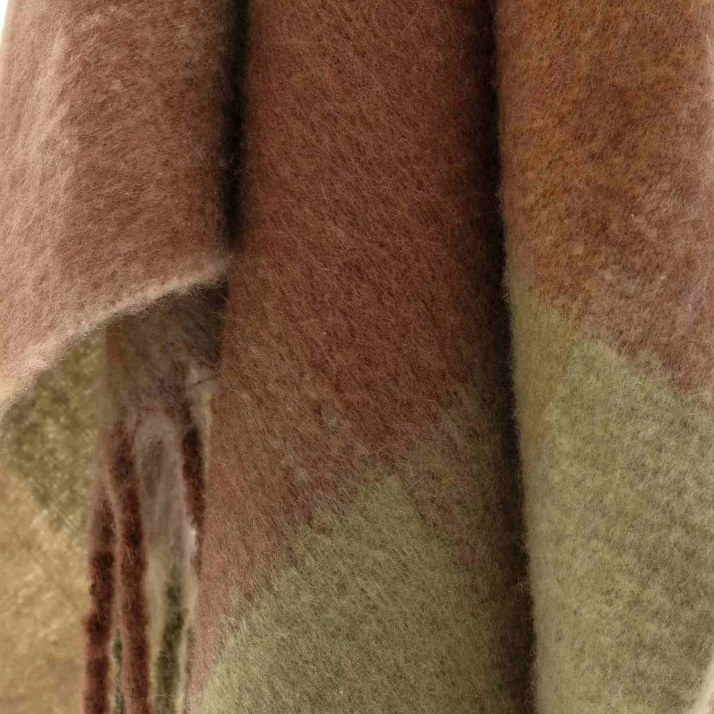 Creative Collection Plaider Og Tæpper > Hamisha Plaid 127x152 cm, Grøn/Brun
