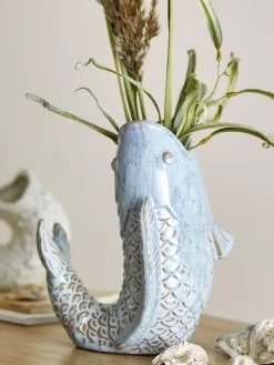 Clearance Creative Collection Hiro Vase H21 cm, Blå