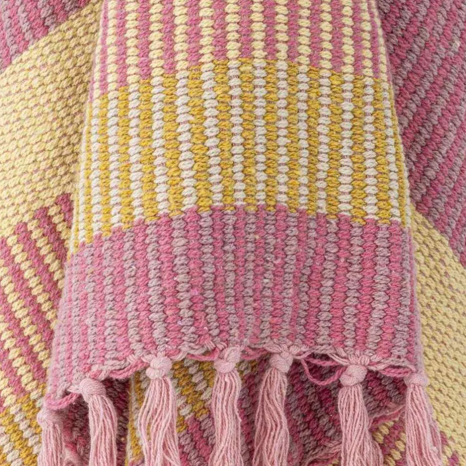 Creative Collection Isnel Plaid 130x160 cm, Pink