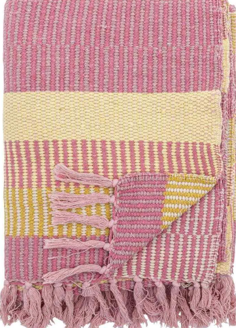 Creative Collection Isnel Plaid 130x160 cm, Pink