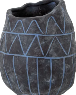 Online Ivo Deko Vase H18 cm, Blå Stue|Vaser