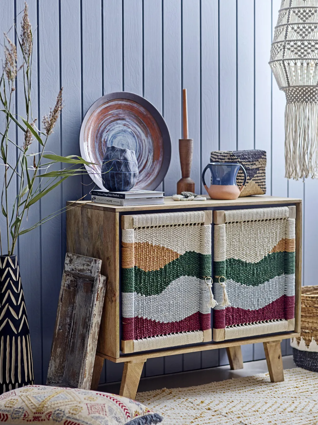 Online Ivo Deko Vase H18 cm, Blå Stue|Vaser