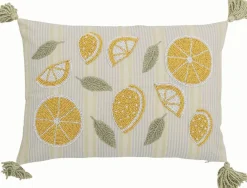 Clearance Lemon Pude 35x50 cm, Gul Puder Og Betræk