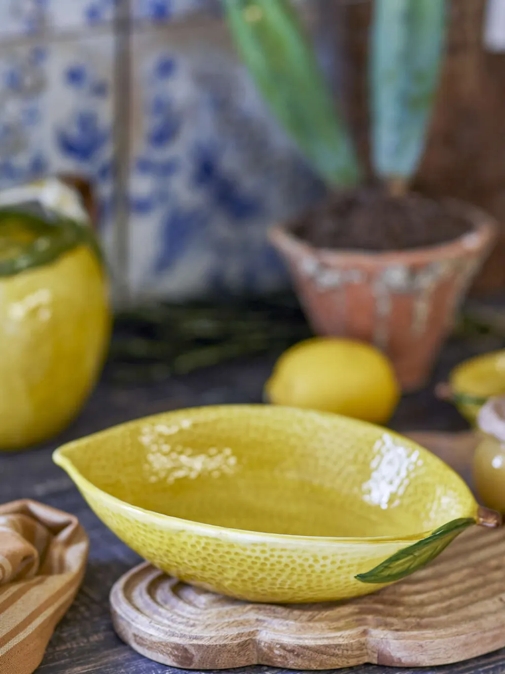 Limone Skål 26 cm, Gul Skåle|Spisestue