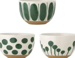 Clearance Creative Collection Linora Skål 3 stk. Ø12,5 cm, Grøn