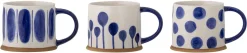 Clearance Linora Krus 3 stk. 48 cl, Blå Krus