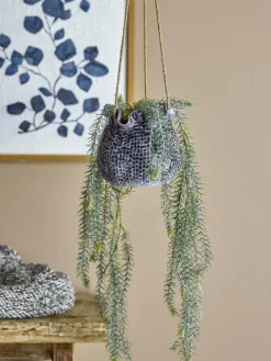 Clearance Lottie Hængeurtepotte H16 cm, Blå Stue|Urtepotter Og Krukker