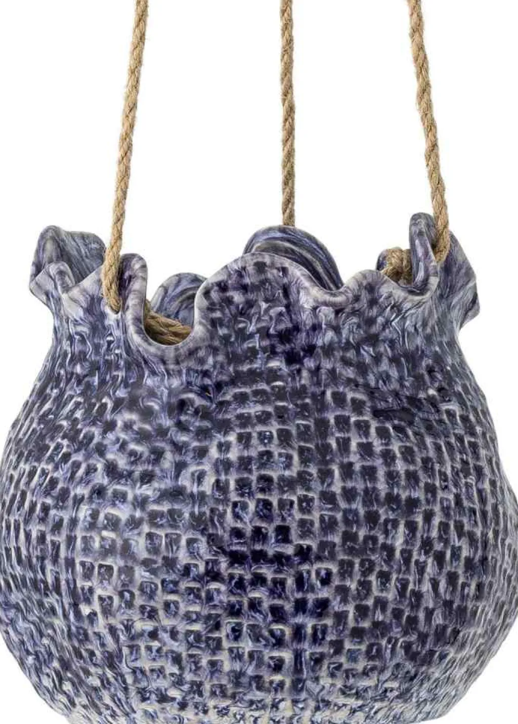 Clearance Lottie Hængeurtepotte H16 cm, Blå Stue|Urtepotter Og Krukker