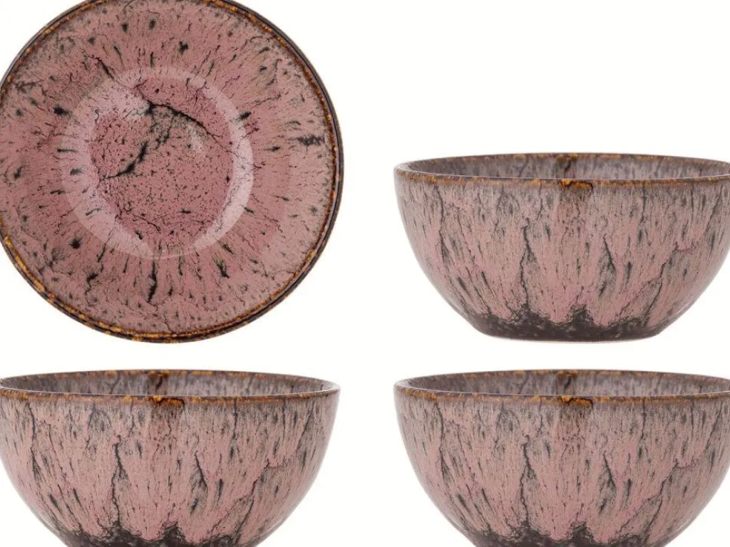 Rayen Skål 4 stk. Ø14,5 cm, Rosa Skåle