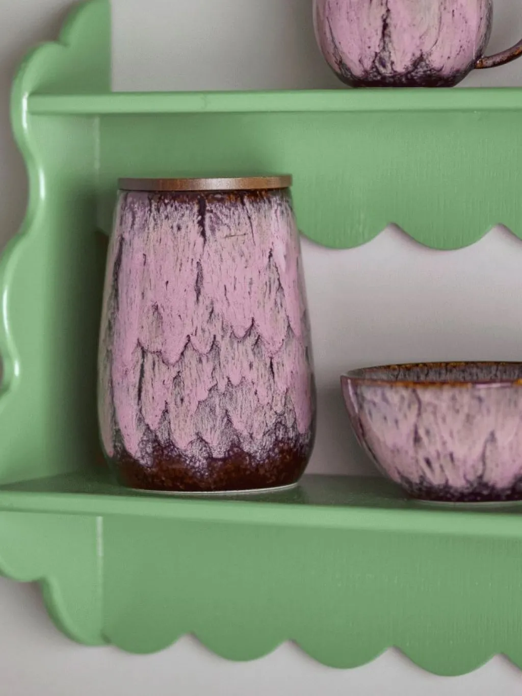 Creative Collection Opbevaring Til Køkkenet|Opbevaringskrukker Og -Glas > Rayen Krukke m. Låg H, Rosa