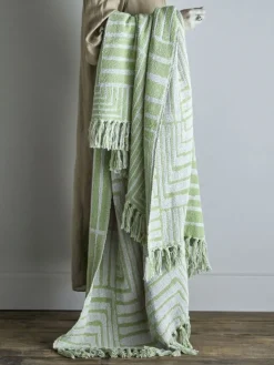 Sale Velva Plaid 130x155 cm, Grøn Plaider Og Tæpper