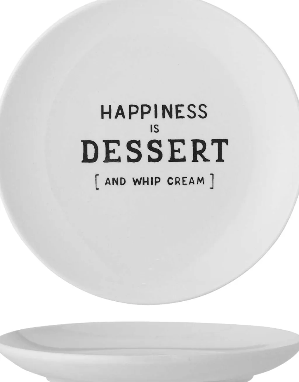 Creative Collection Desserttallerkener > Wendy Tallerken 15 cm, Happiness Is Dessert (And Whip Cream)
