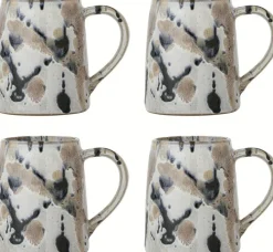 Online Creative Collection Winnie Krus 4 stk. 37 cl, Rosa/Sort