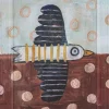 Outlet Creative Collection Brett Birdy Illustration m. Ramme 22,5x30 cm, Blå