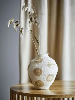 Creative Collection Byron Vase H20,5 cm, Natur