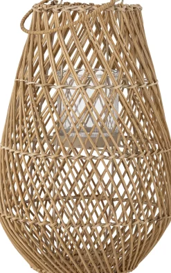 Clearance Creative Collection Edin Lanterne m. Glas H37 cm, Natur