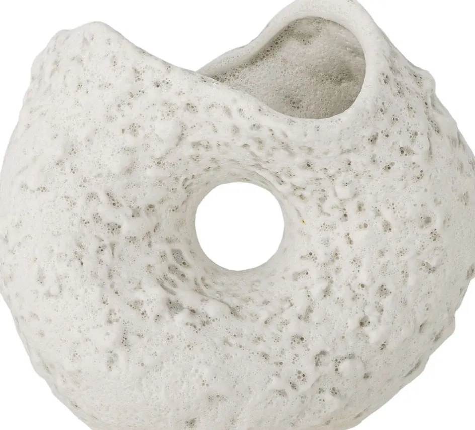 Outlet Creative Collection Fianna Vase H12 cm, Hvid
