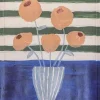 Clearance Creative Collection Florinda Illustration m. Ramme 50x70 cm, Blå