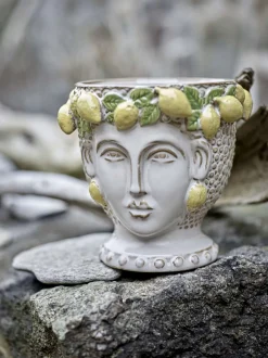 Creative Collection Stue|Urtepotter Og Krukker > Limone Urtepotteskjuler H16 cm, Gul