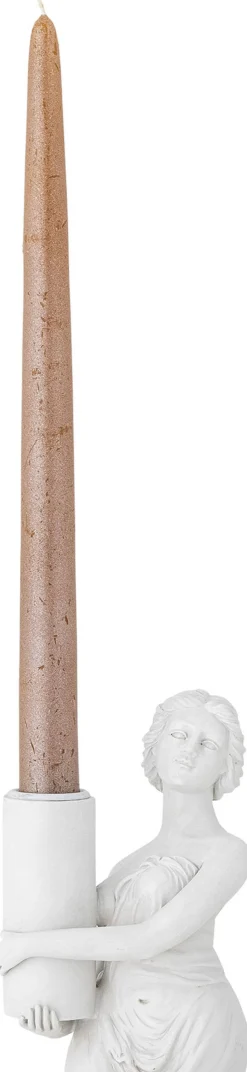 Hot Medea Lysestage H, Hvid Lysestager