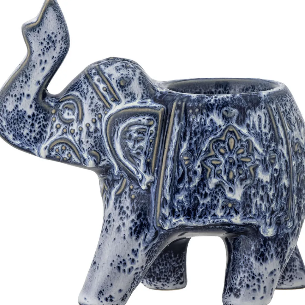 New Oliphant Fyrfadsstage H8 cm, Blå Fyrfadsstager