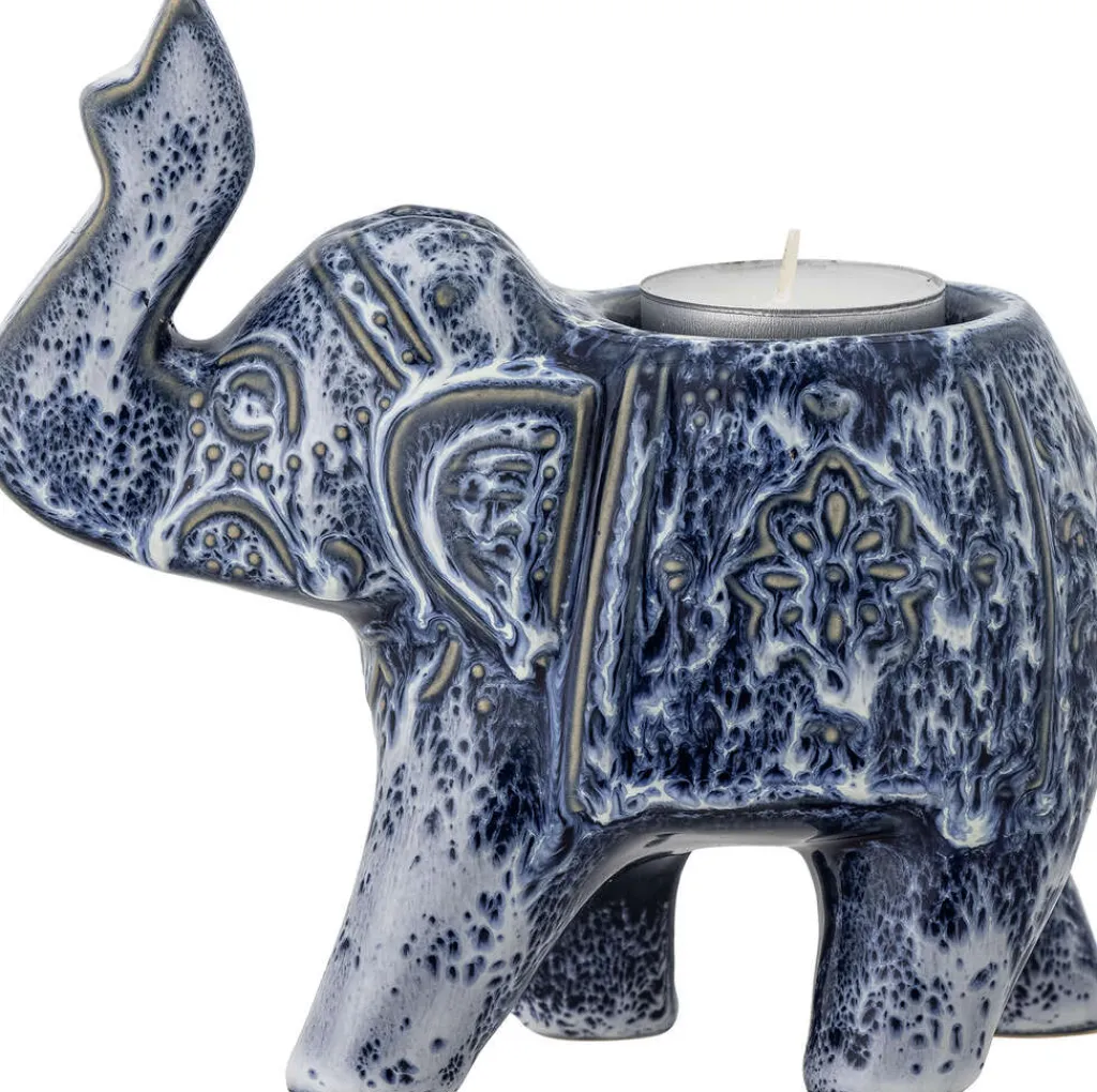 New Oliphant Fyrfadsstage H8 cm, Blå Fyrfadsstager