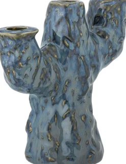 Online Creative Collection Tahoka Lysestage H19 cm, Blå