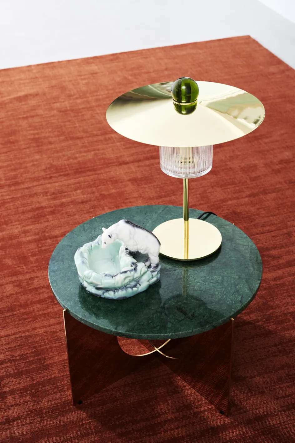 Hot Design By Us Ball On Top Bordlampe H48 cm, Guld