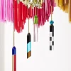 Hot Design By Us Carnival No. 4 Pendel H40 cm, Rosa/Grå/Sort/Azur