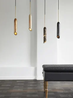Clearance Marble Art Pendel H30 cm, Lamper Til Kontoret|Lamper Til Køkkenet