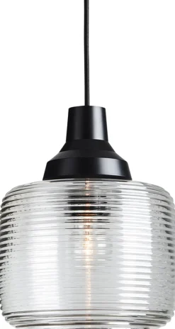 Best Design By Us New Wave Stripe Pendel Ø21 cm, Klar