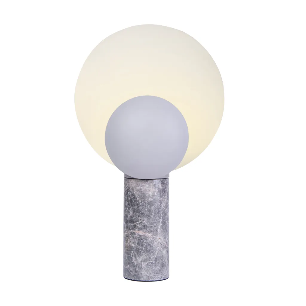 DFTP Lamper Til Kontoret|Lamper Til Soveværelset > Caché Bordlampe H49 cm, Mat Grå