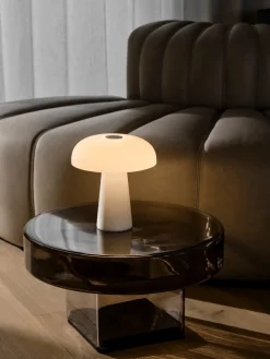 DFTP Bordlamper|Trådløse Lamper > Glossy Mini Trådløs Bordlampe LED H24 cm,