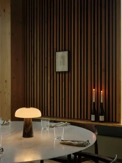 Glossy Mini Trådløs Bordlampe LED H24 cm, Bordlamper|Trådløse Lamper