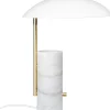 Outlet Madem Bordlampe H41,7 cm, Hvid Bordlamper