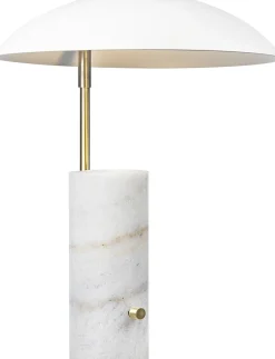 Outlet Madem Bordlampe H41,7 cm, Hvid Bordlamper
