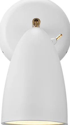 Online DFTP Nexus Væglampe 10 cm, Hvid/Telegrå